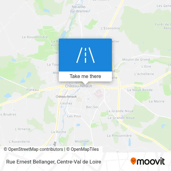 Rue Ernest Bellanger map