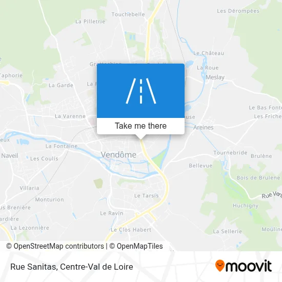 Rue Sanitas map