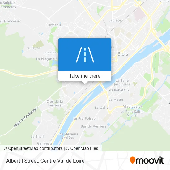 Rue Albert Ier map