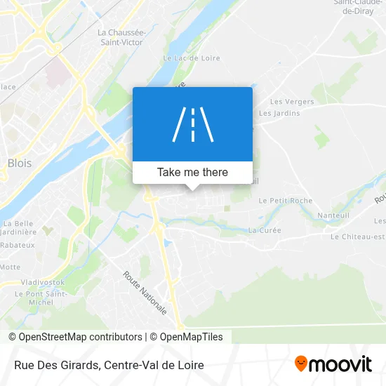Rue Des Girards map