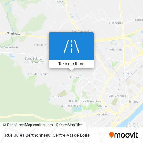 Rue Jules Berthonneau map