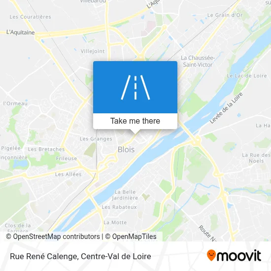 Rue René Calenge map