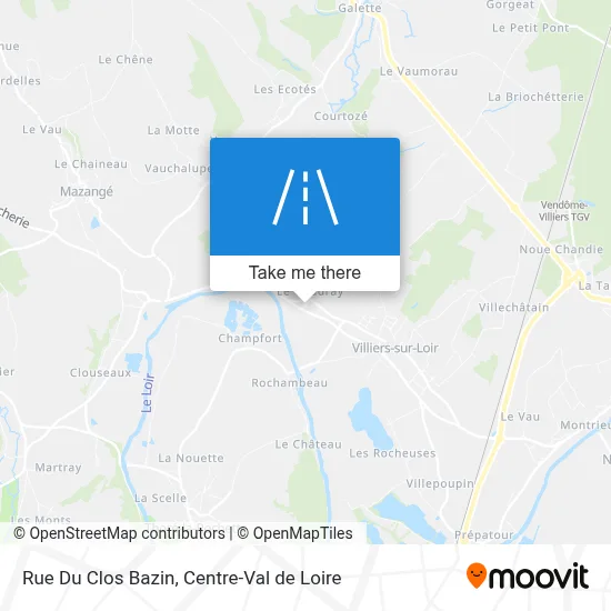 Rue Du Clos Bazin map