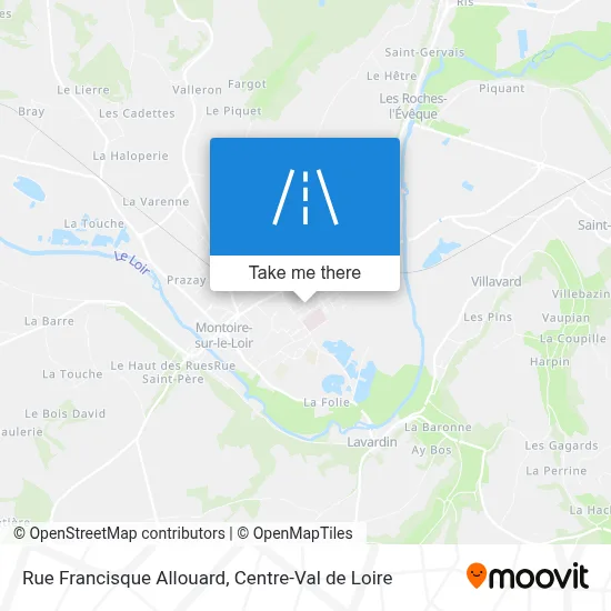 Rue Francisque Allouard map