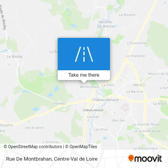Rue De Montbrahan map