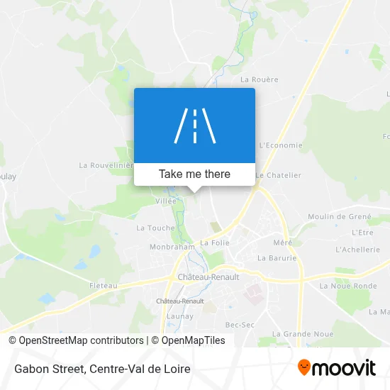 Rue Du Gabon map