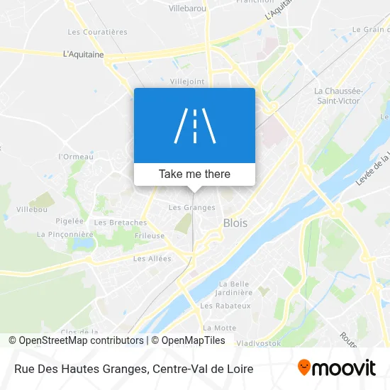 Rue Des Hautes Granges map