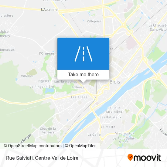 Rue Salviati map