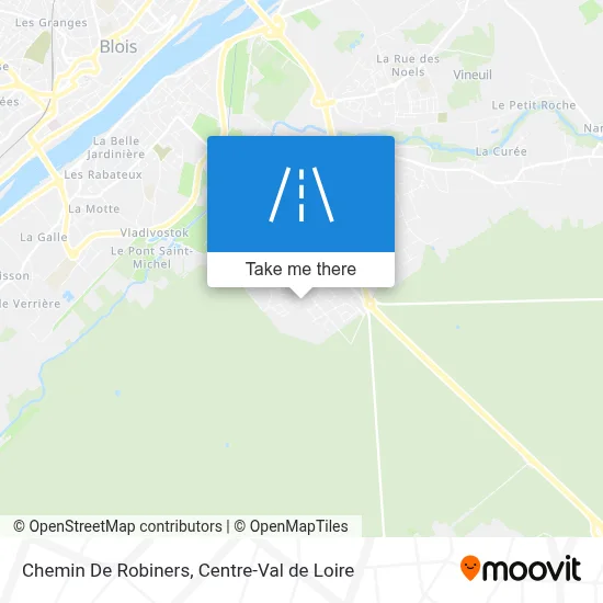 Chemin De Robiners map