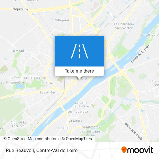 Rue Beauvoir map