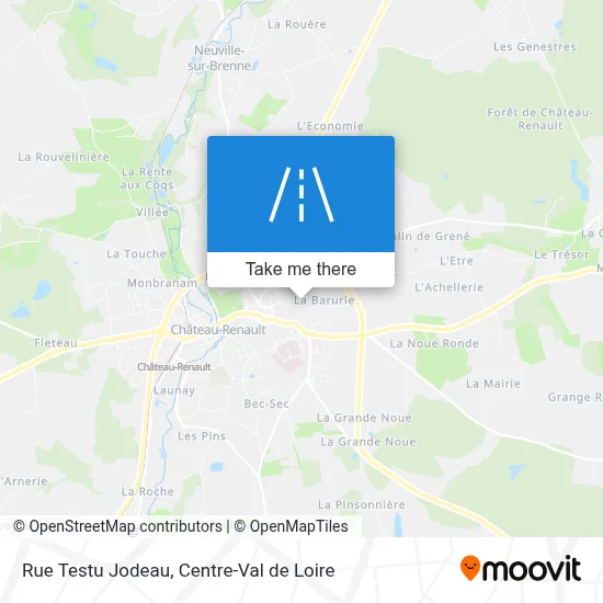 Rue Testu Jodeau map