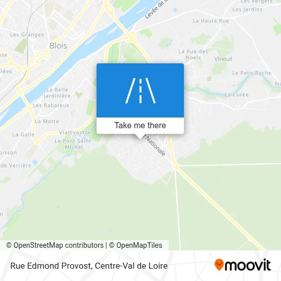 Rue Edmond Provost map