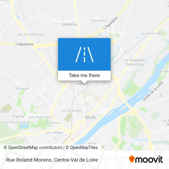 Rue Roland Moreno map
