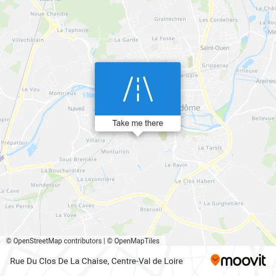 Rue Du Clos De La Chaise map