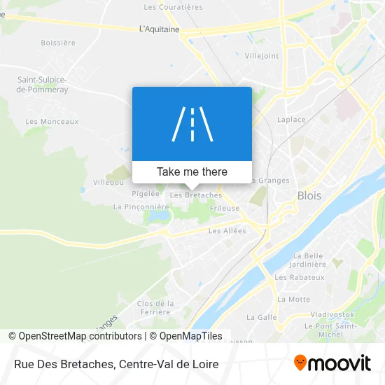 Rue Des Bretaches map