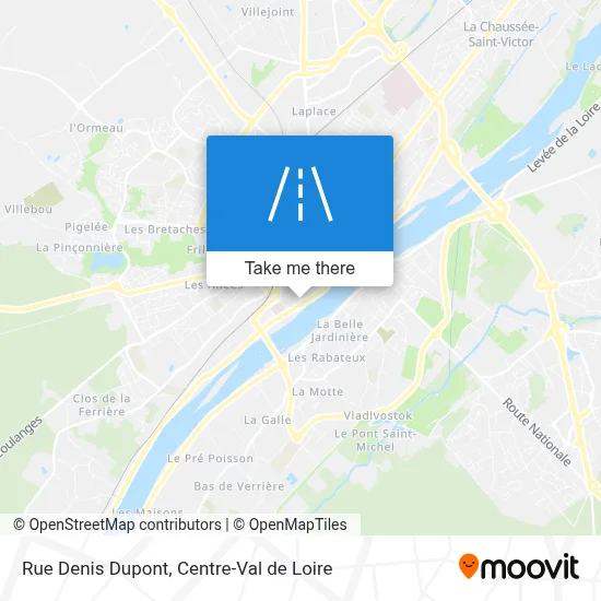 Rue Denis Dupont map