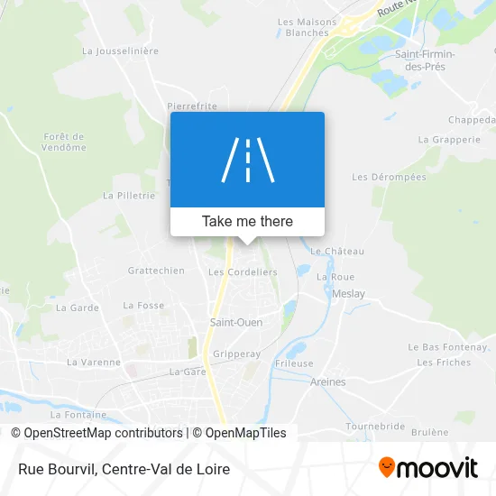 Rue Bourvil map