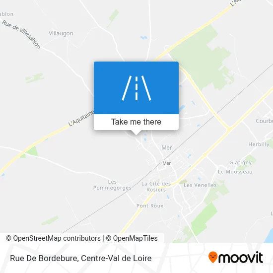 Rue De Bordebure map