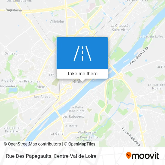 Rue Des Papegaults map