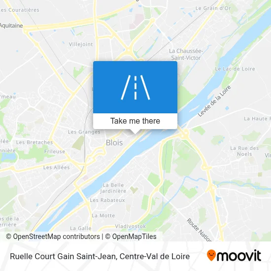 Ruelle Court Gain Saint-Jean map