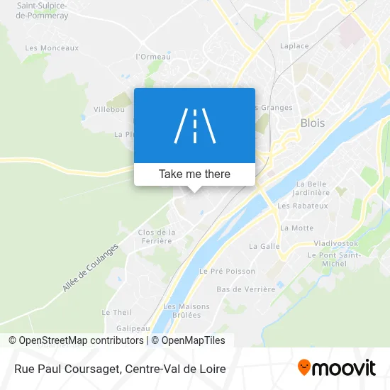 Rue Paul Coursaget map