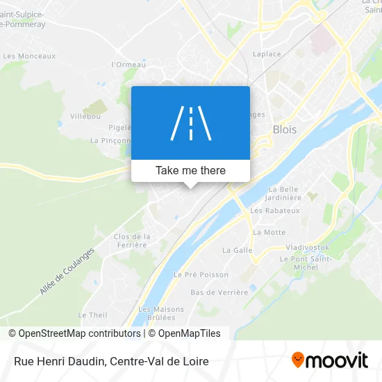 Rue Henri Daudin map