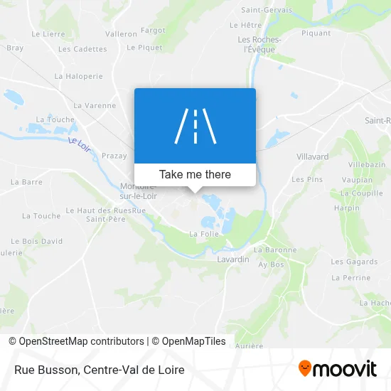 Rue Busson map