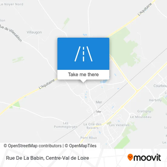 Rue De La Babin map