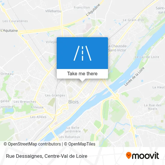 Rue Dessaignes map