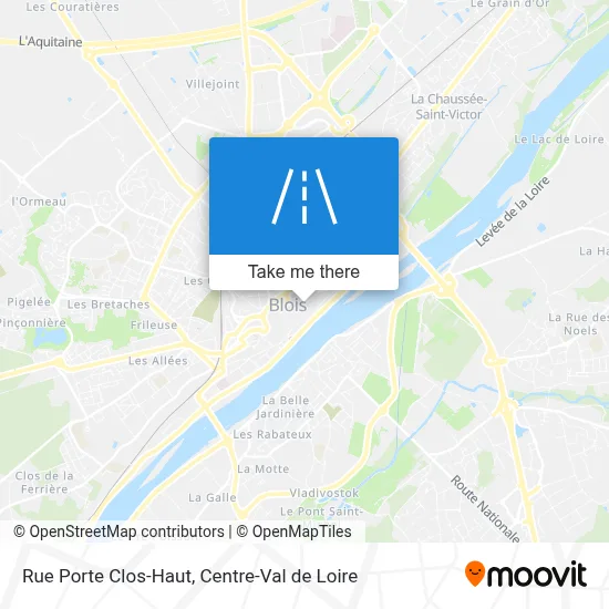 Rue Porte Clos-Haut map