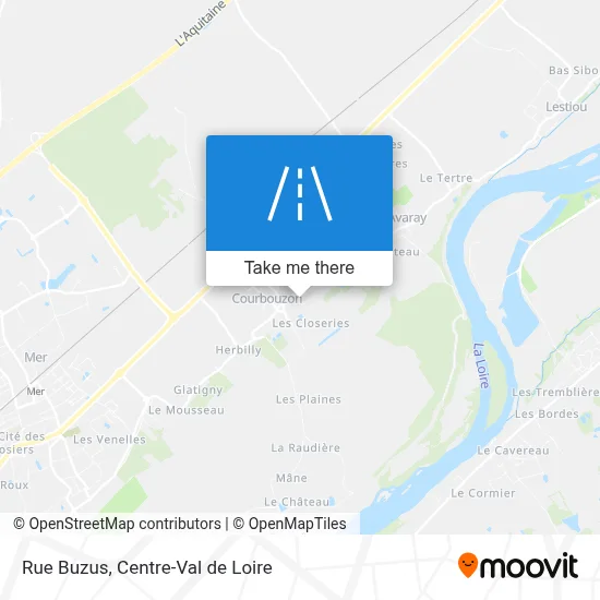 Rue Buzus map