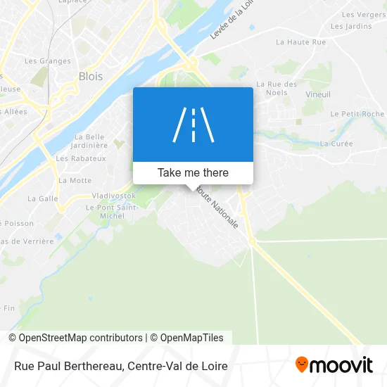 Rue Paul Berthereau map