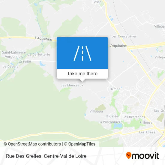 Rue Des Grelles map