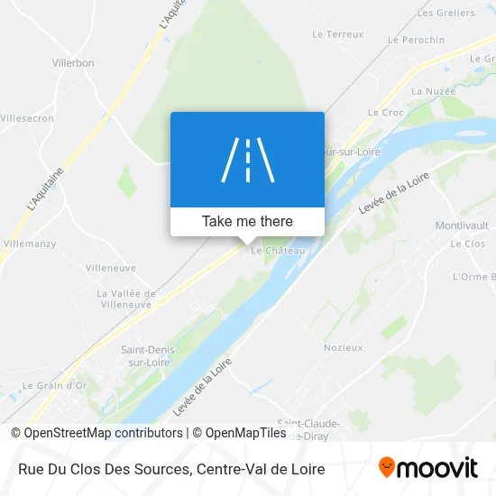Rue Du Clos Des Sources map
