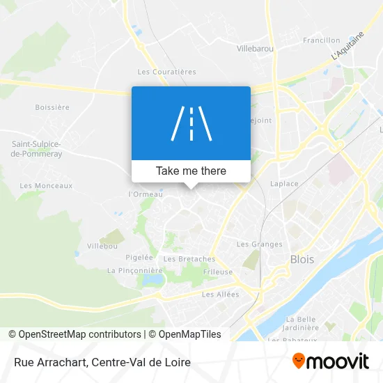 Rue Arrachart map