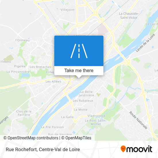 Rue Rochefort map