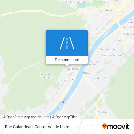 Rue Galandeau map