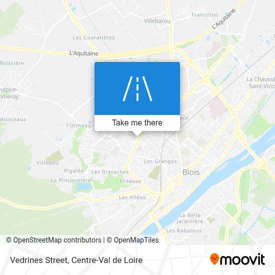 Rue Vedrines map
