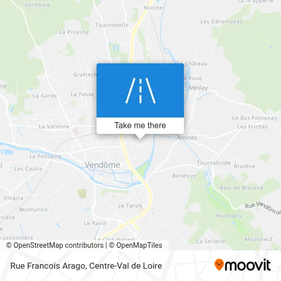Rue Francois Arago map