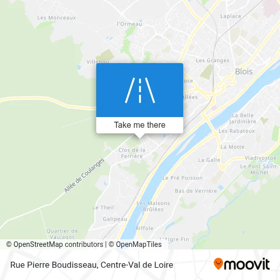 Rue Pierre Boudisseau map