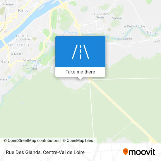 Rue Des Glands map