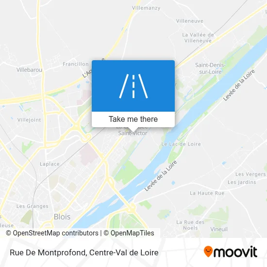 Rue De Montprofond map
