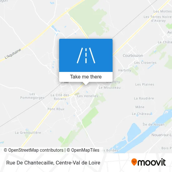 Rue De Chantecaille map