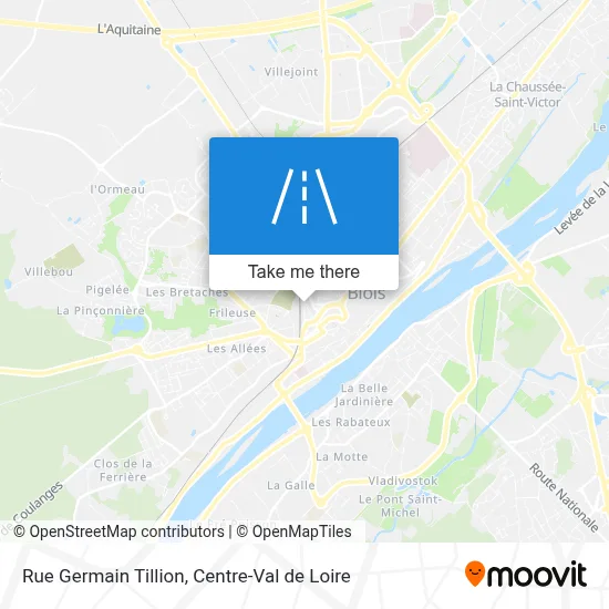 Rue Germain Tillion map