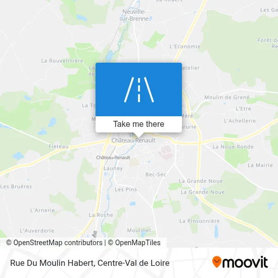 Rue Du Moulin Habert map