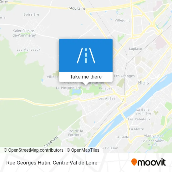 Rue Georges Hutin map