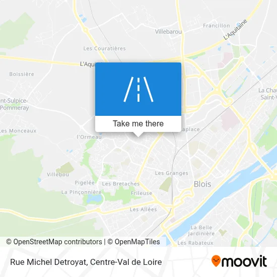 Rue Michel Detroyat map