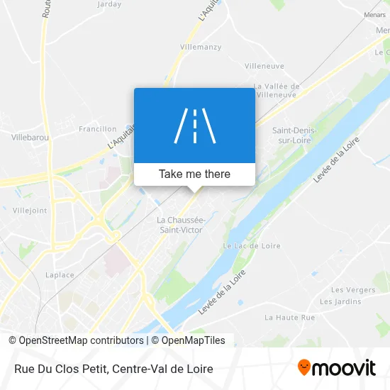 Rue Du Clos Petit map