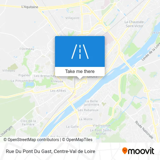 Rue Du Pont Du Gast map