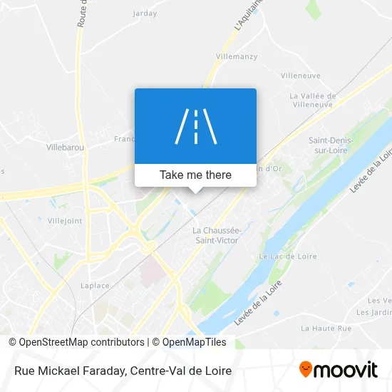 Rue Mickael Faraday map